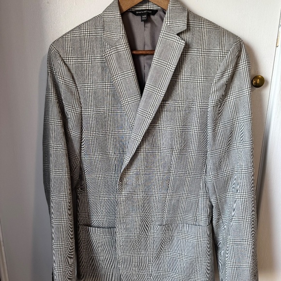 Men’s Plaid Suit Jacket (36R) | Banana Republic - Slim Fit Blazer - Picture 9 of 15